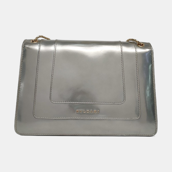 SERPENTI FOREVER Medium Calfskin Silver
