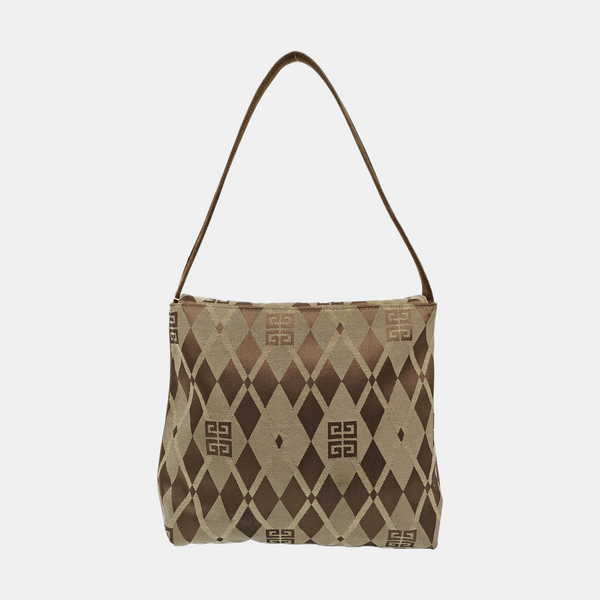 Canvas Shoulder Bag Brown