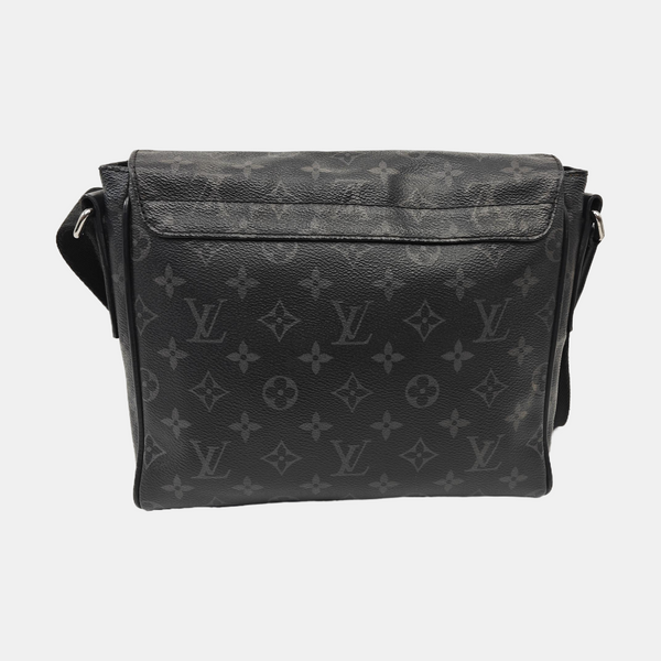 DISTRICT PM Monogram Coated Canvas Black