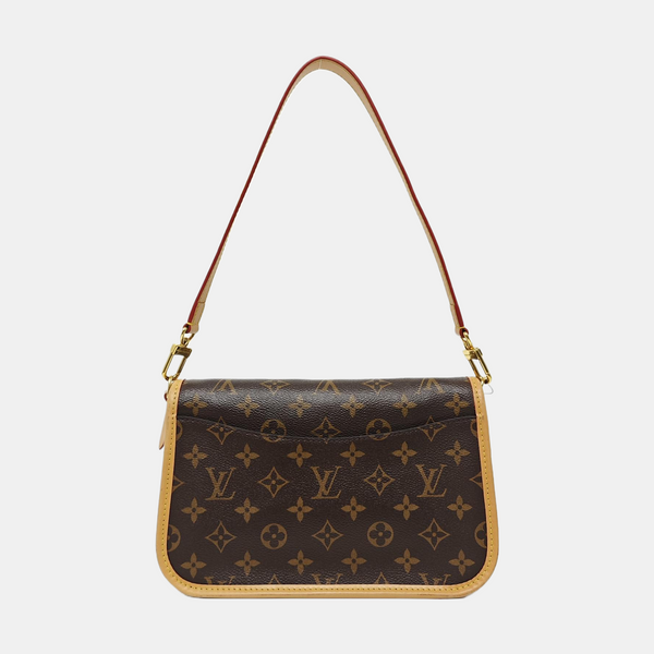 DIANE Monogram Coated Canvas Brown