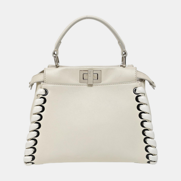 Peekaboo Mini Calfskin White