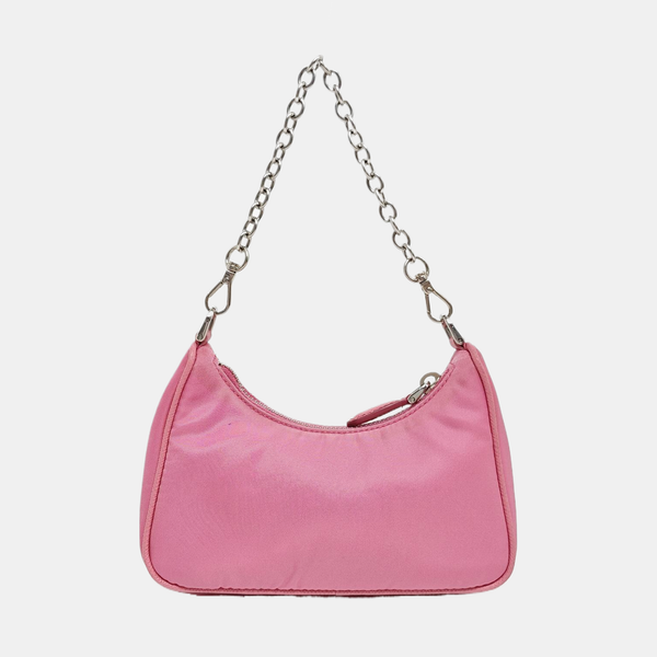 Nylon Shoulder Bag Pink