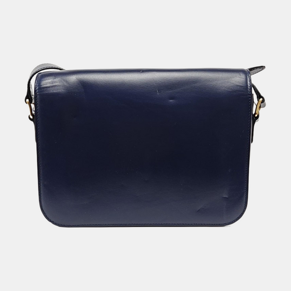 Authenticated pre-owned TRIOMPHE Medium Calfskin Blue - Crossbody Bag at Looply