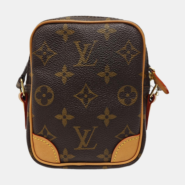 PANAME SET Monogram Coated Canvas Brown