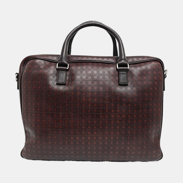 Calfskin Top Handle Bag Red