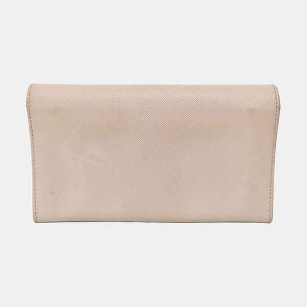 Gancini Calfskin Beige Wallet