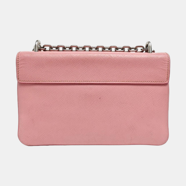 Closure Saffiano Calfskin Pink