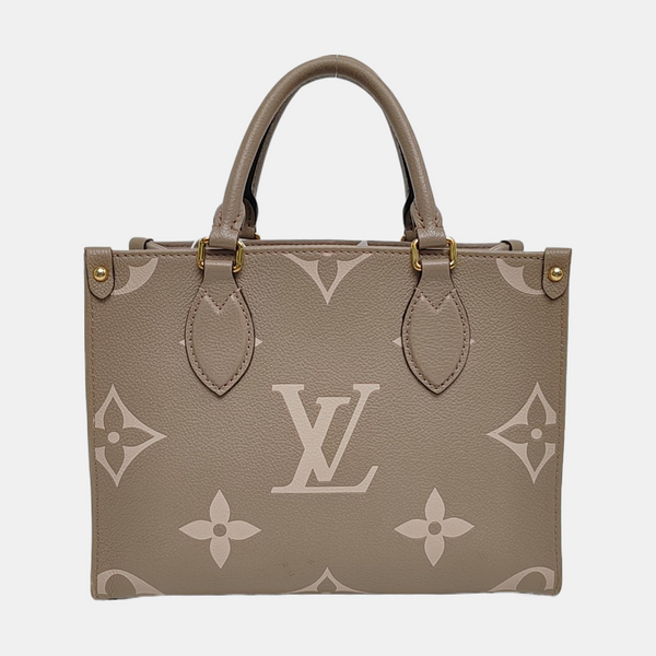 ONTHEGO PM Monogram Calfskin Gray