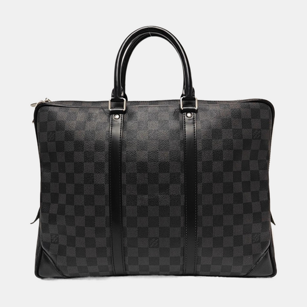 PORTE-DOCUMENTS Damier Graphite Coated Canvas Black