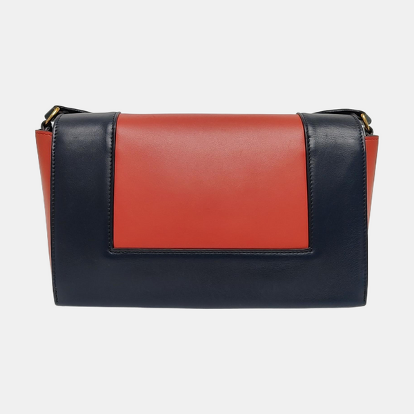 Authenticated pre-owned FRAME Medium Calfskin Blue - Shoulder Bag at Looply