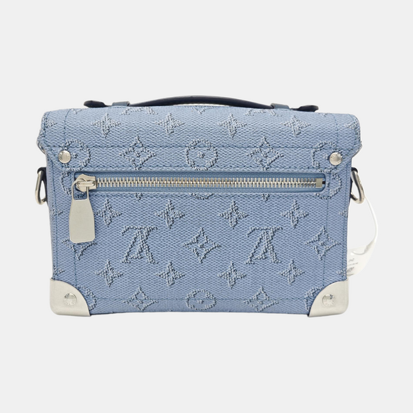 SOUL TRUNK Monogram Coated Canvas Blue