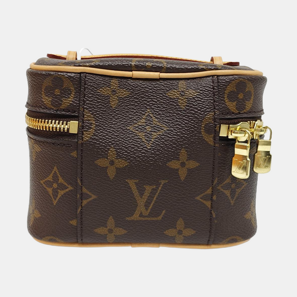 NICE Super Mini Monogram Coated Canvas Brown