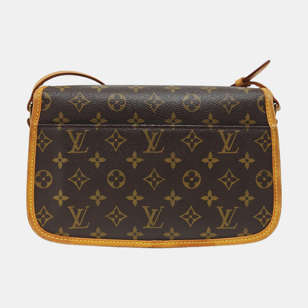 SOLOGNE PM Monogram Coated Canvas Brown
