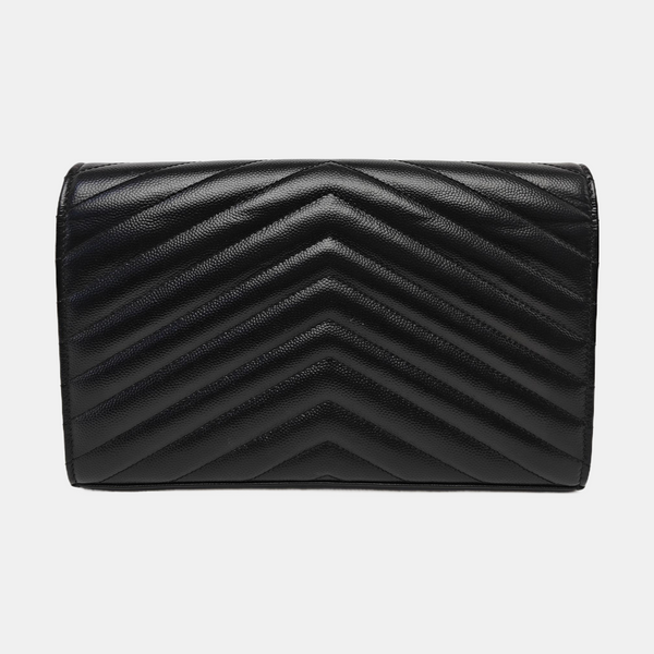 MONOGRAM Medium Quilted Calfskin Black