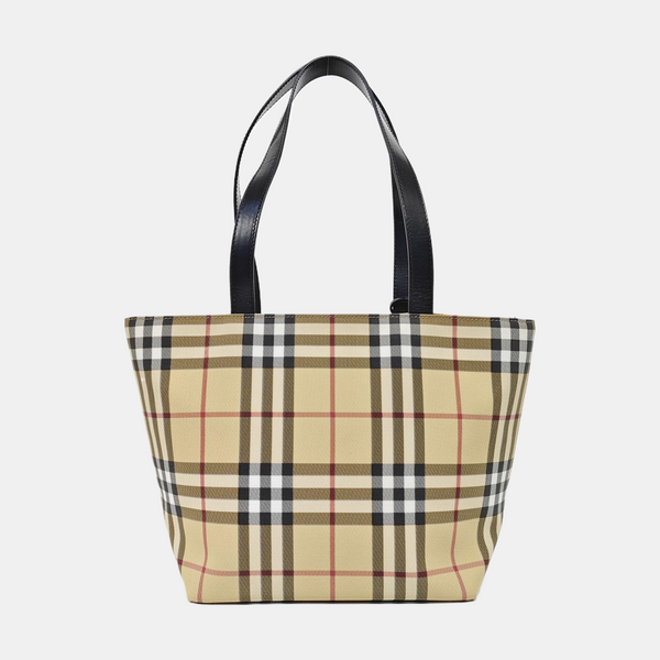 Coated Canvas Top Handle Bag Multicolor