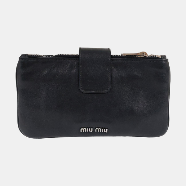 Calfskin Shoulder Bag Black