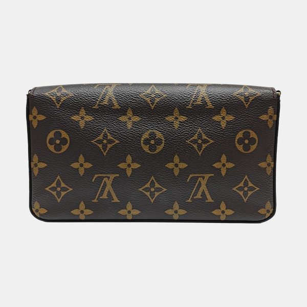 FÉLICIE Monogram Coated Canvas Brown
