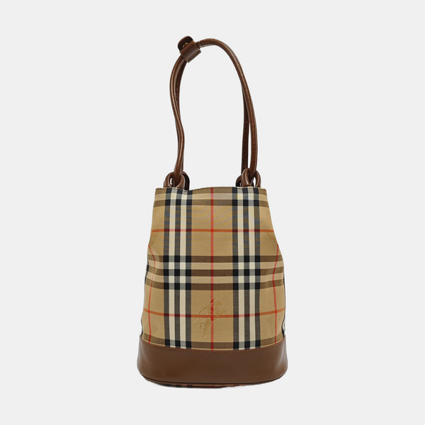 Canvas Bucket Bag Beige