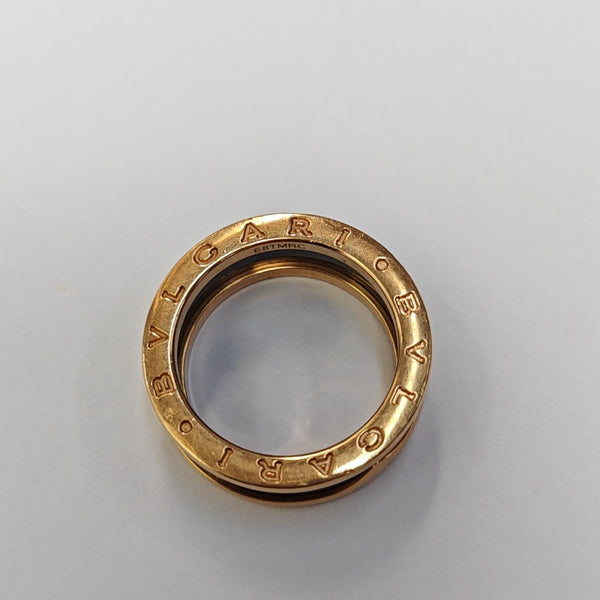 B.ZERO1 18k Rose Gold Ring EU 57