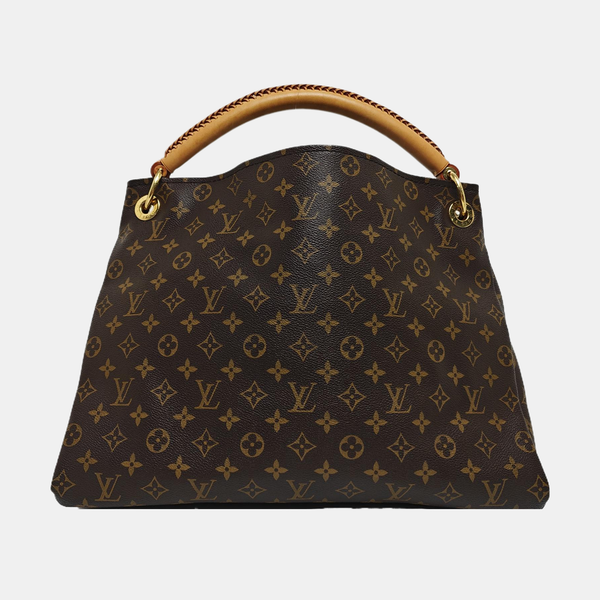 ARTSY MM Monogram Coated Canvas Brown