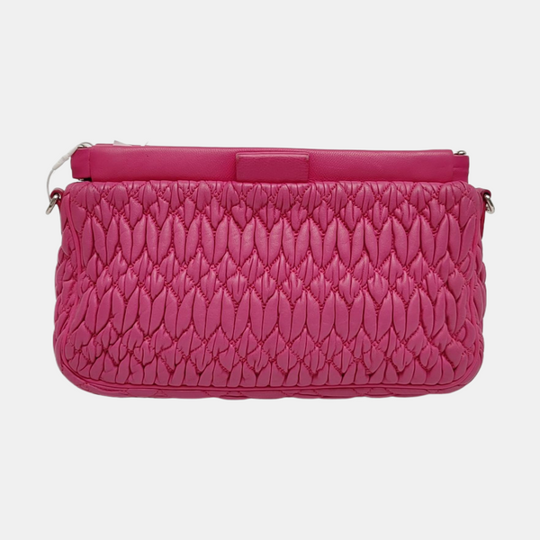 Matelassé Quilted Lambskin Pink