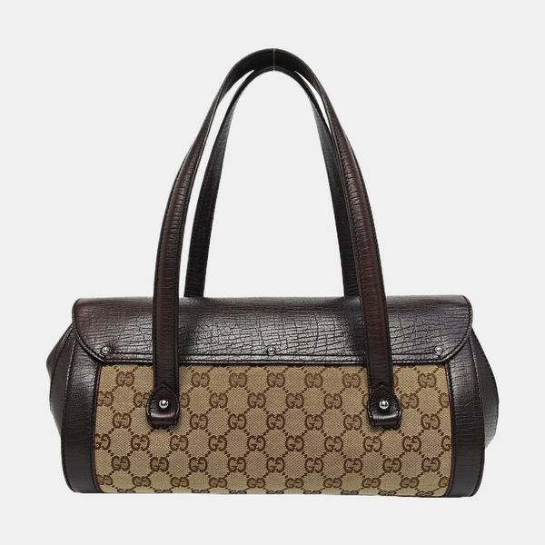 Monogram Canvas Top Handle Bag Beige