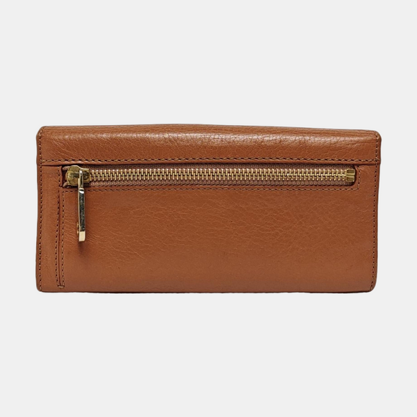 Lily Calfskin Brown Wallet