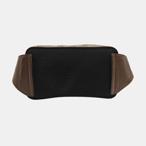 Ophidia Small Monogram Coated Canvas Beige