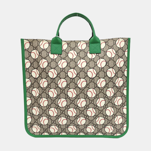 Coated Canvas Top Handle Bag Beige