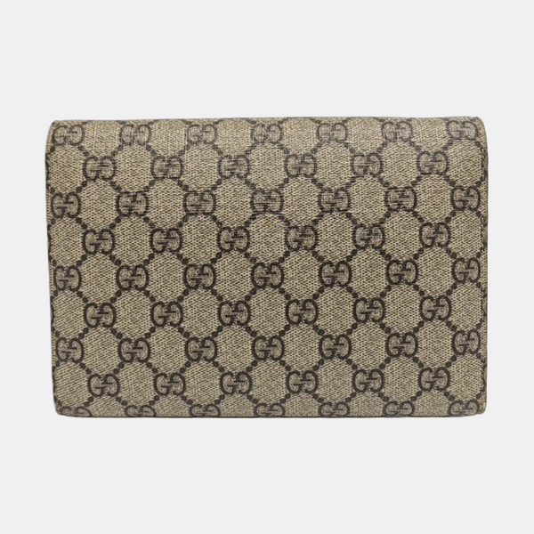 Dionysus Mini Monogram Coated Canvas Beige