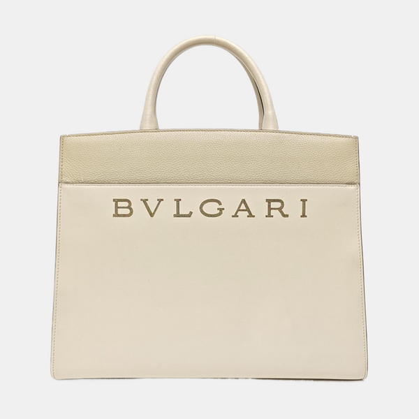 BVLGARI Calfskin Beige