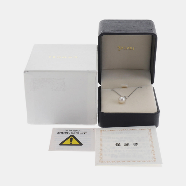 18k White Gold Silver Necklace