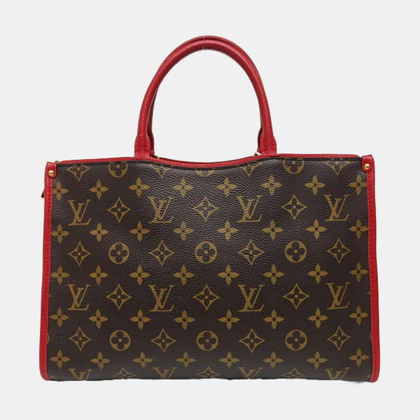 POPINCOURT PM Monogram Coated Canvas Brown