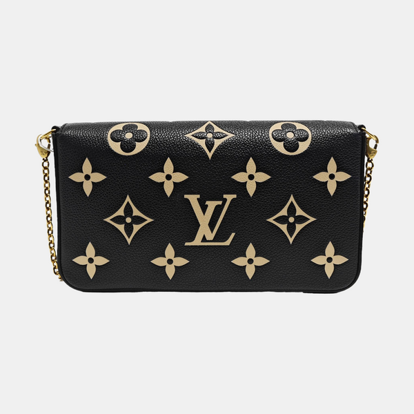 FÉLICIE Monogram Calfskin Black