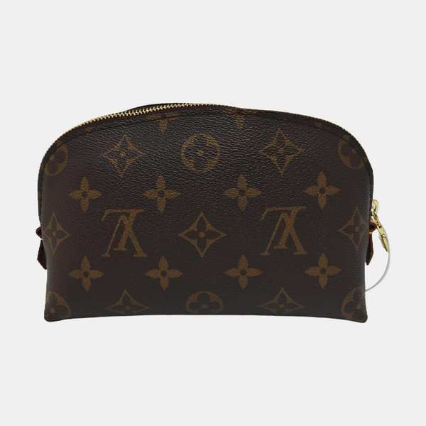 COSMETIC PM Monogram Coated Canvas Brown