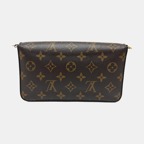 FÉLICIE Monogram Coated Canvas Brown