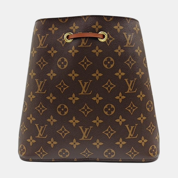 NÉONOÉ MM Monogram Coated Canvas Brown