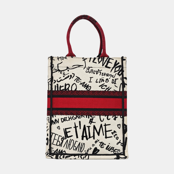 Book Tote Canvas White
