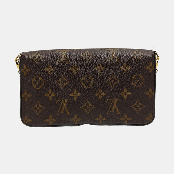 FÉLICIE Monogram Coated Canvas Brown