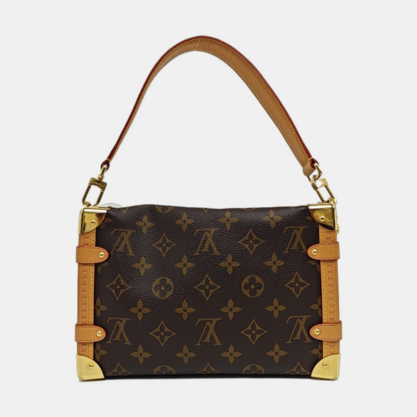 SIDE TRUNK MM Monogram Coated Canvas Brown