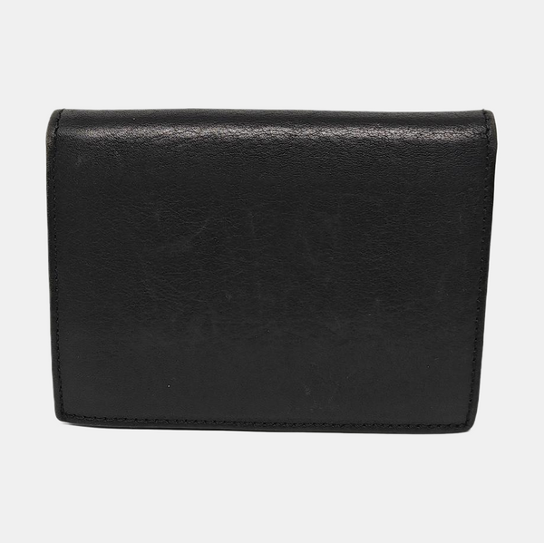 Calfskin Card Holder Black