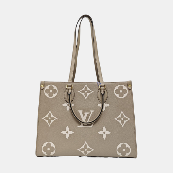 ONTHEGO MM Monogram Calfskin Gray