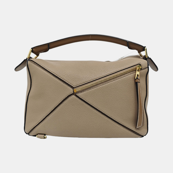 Puzzle Medium Calfskin Gray
