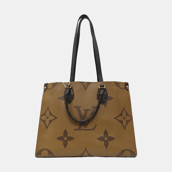 ONTHEGO MM Monogram Coated Canvas Brown