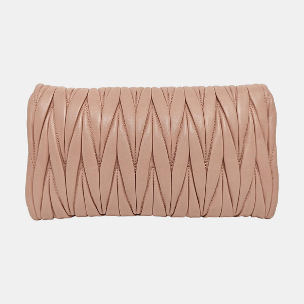 Quilted Lambskin Shoulder Bag Pink