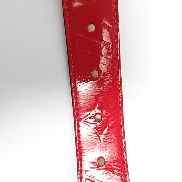 Leather Belt Red