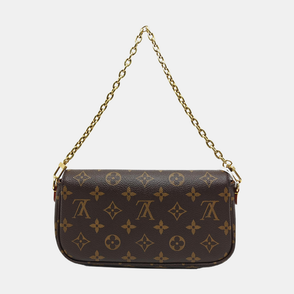 IVY Monogram Coated Canvas Brown