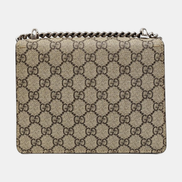 Dionysus Mini Monogram Coated Canvas Beige
