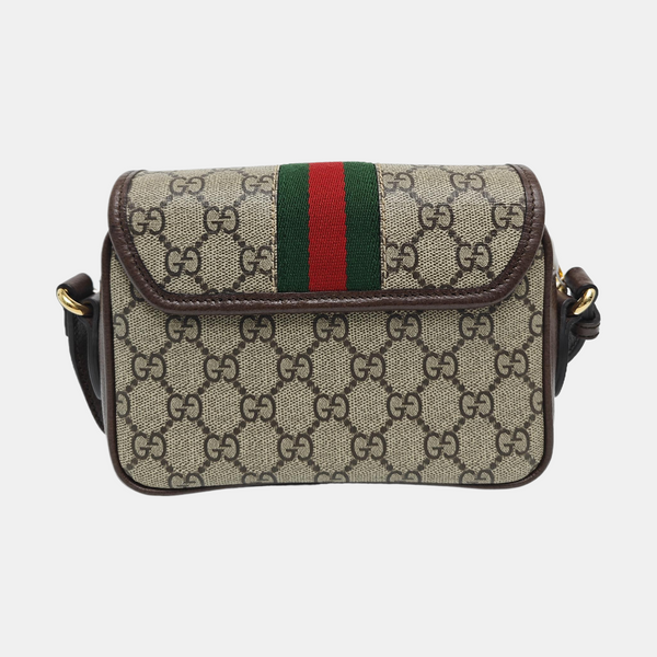 Monogram Coated Canvas Shoulder Bag Beige