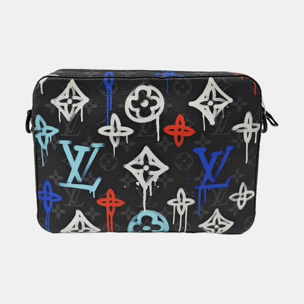 Monogram Coated Canvas Shoulder Bag Multicolor